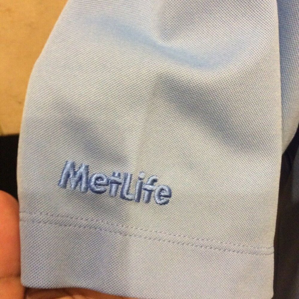 Nike Golf Dri Fit Polo Shirt Men Medium Light Blue - Picture 4 of 11